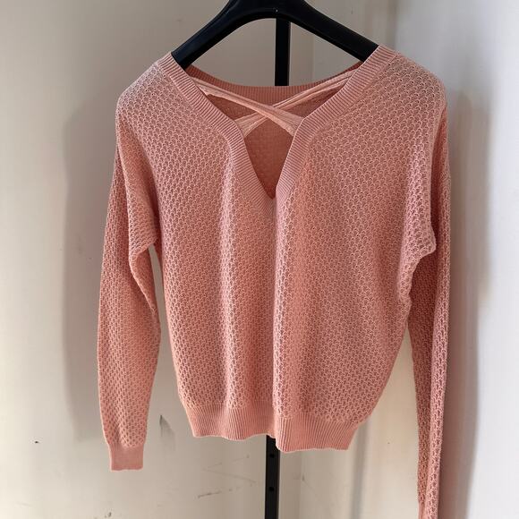 Kimchi Blue Small Pink Sweater Ultra-Soft Textured Knit Urban Outfitters - Picture 2 of 7